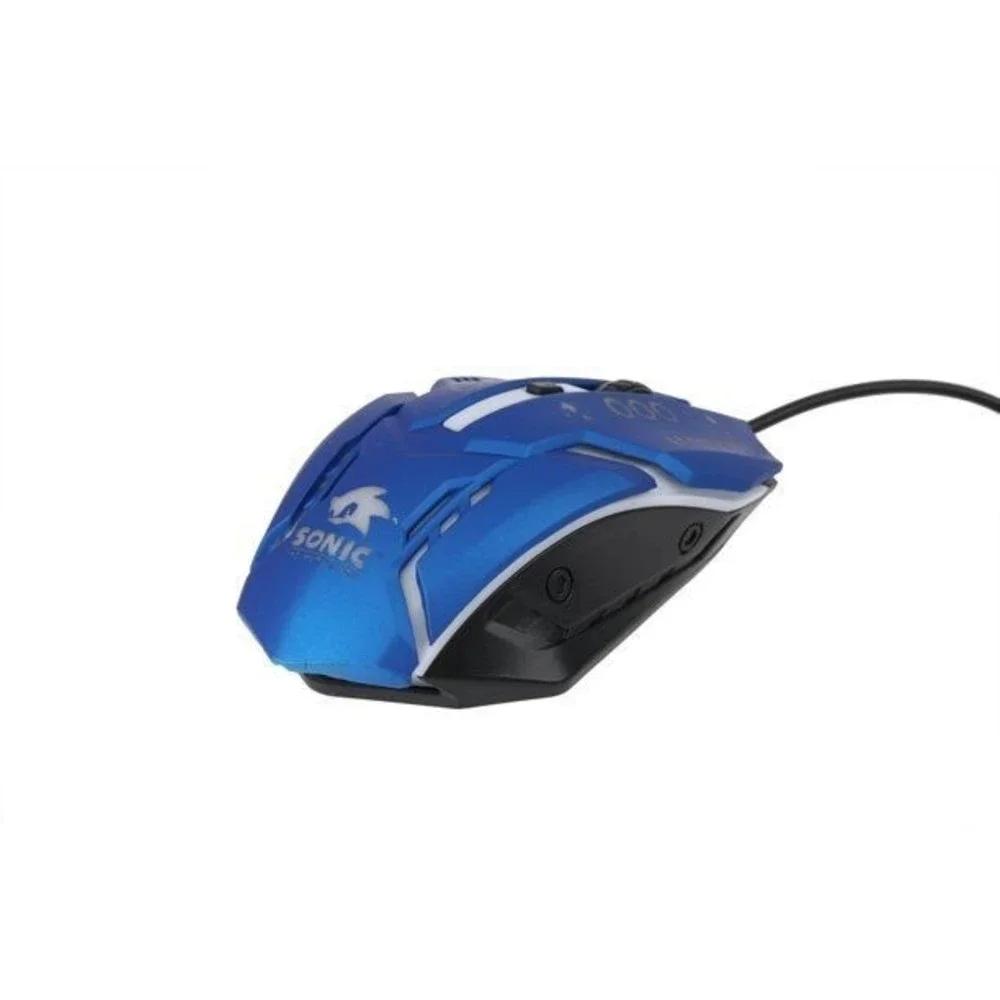New Sonic The Hedgehog Gaming Combo Set With Keyboard Headset Mouse